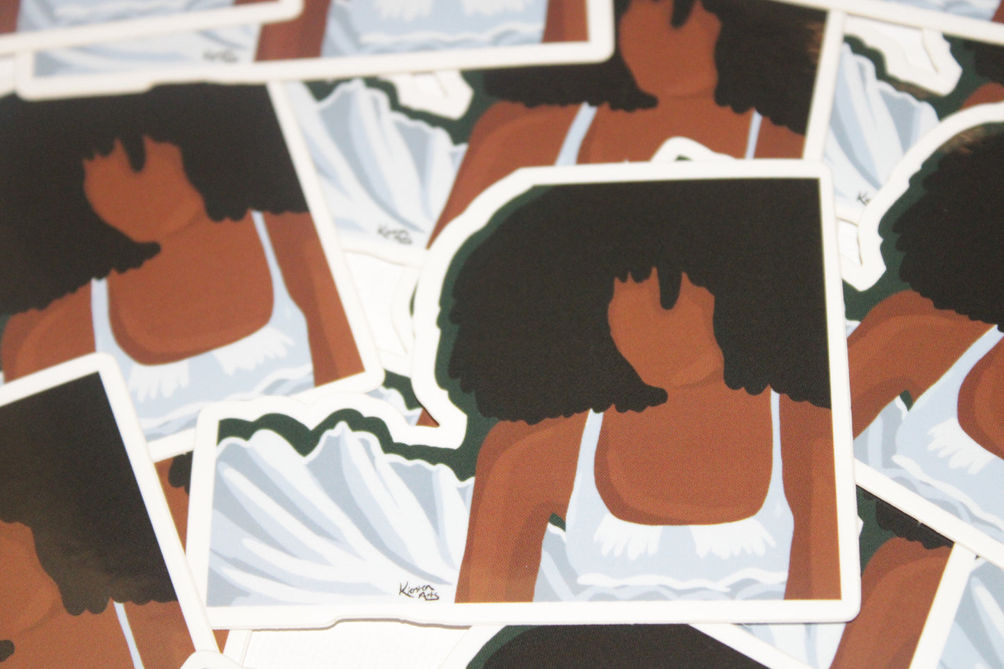 Black Ballerina Sticker